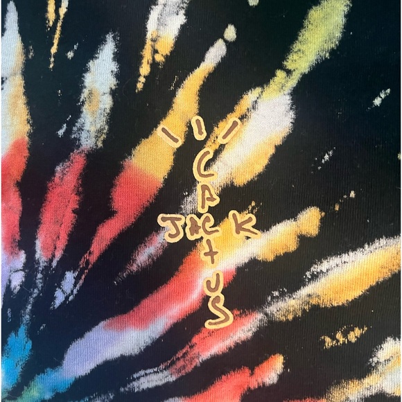 Travis Scott Highest In The Room Tie Dye T-Shirt - Picture 6 of 7